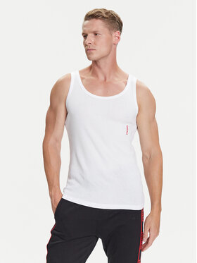 HUGO HUGO Komplet 3 tank topów 50545681 Biały Slim Fit