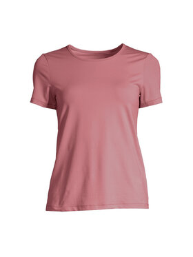 Casall Casall T-Shirt Essential Mesh Detail Tee Różowy Slim Fit