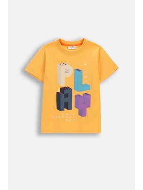 Coccodrillo Coccodrillo T-Shirt WC6143203MBK-006 Pomarańczowy Regular Fit
