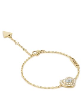 Guess Guess Bransoletka JUBB04 027JW Żółte złoto