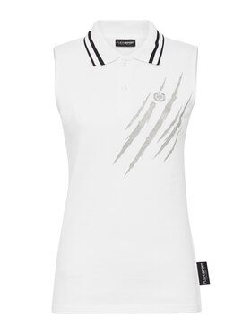 Plein Sport Plein Sport Polo 1731 Biały Regular Fit