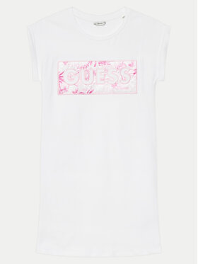 Guess Guess Ежедневна рокля J5GK06 KAE24 Бял Regular Fit