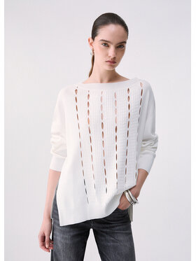 Liu Jo Liu Jo Maglione CF6002MS55NX0256 Bianco Regular Fit