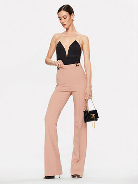 Elisabetta Franchi Bodi BO-008-36E2-V200 Črna Slim Fit