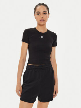 HUGO Hugo Póló Delanor 50512000 Fekete Slim Fit