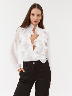 Babylon Babylon Боди T_MF0309 Бял Regular Fit