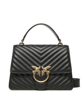 Pinko Pinko Дамска чанта Love One Top Handle Classic Ligh PE 23 PLTT 100066 A0GK Черен