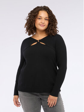 Fiorella Rubino Fiorella Rubino Sweter M668L008042N033 Czarny Regular Fit