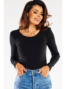 Infinite You Infinite You Blusa M284 Nero Basic Fit