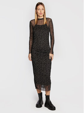 Edited Edited Každodenné šaty Nati EDT4591004000002 Čierna Slim Fit