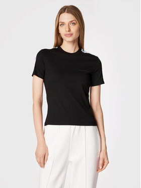 Chiara Ferragni Chiara Ferragni T-särk 73CBHT13 Must Slim Fit