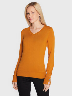 Guess Guess Svetr Gena W2YR31 Z2V62 Žlutá Regular Fit