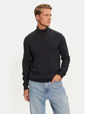Wrangler Wrangler Rollkragenpullover 112357296 Dunkelblau Regular Fit