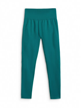 4F 4F Legginsy MULTI ACTIVE Turkusowy Slim Fit
