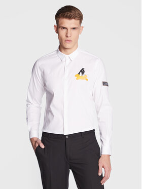 Iceberg Iceberg Camicia Looney Tunes 23EI1P0G0206210 Bianco Regular Fit
