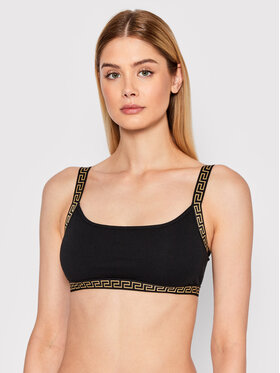 Versace Versace Top nedrček Greca 1003179 Črna
