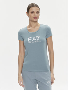 EA7 Emporio Armani EA7 Emporio Armani Tričko 8NTT66 TJFKZ 1533 Modrá Slim Fit