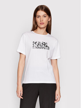 KARL LAGERFELD KARL LAGERFELD T-Shirt KL22WTS02 Λευκό Regular Fit