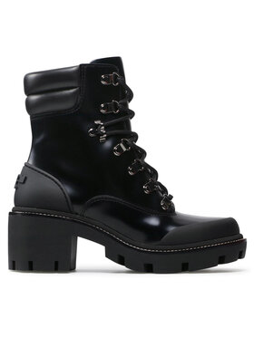 Tory Burch Tory Burch Škornji Lug Sole Hiker Ankle Boot 85304 Črna