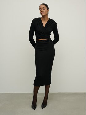 La Mania La Mania Vestito da giorno DOPAMINE Nero Classic Fit