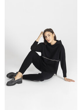 Deni Cler Milano Deni Cler Milano Bluza T-DC-W456-E5-90-90-1 Czarny Regular Fit