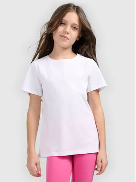 4F 4F T-Shirt TTSHF2332-10 Biały Active Fit