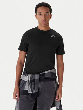 Kappa Kappa 3er-Set T-Shirts Logo Sylvo 322562W Schwarz Regular Fit