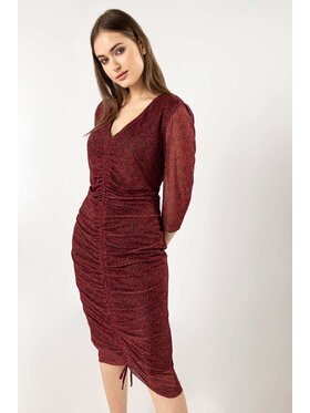 QUIOSQUE QUIOSQUE Každodenné šaty REDPANTER DRESS TEST Červená Regular Fit