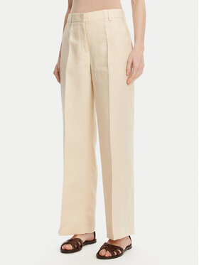 Weekend Max Mara Weekend Max Mara Pantaloni di tessuto Malizia 2515131052 Écru Regular Fit