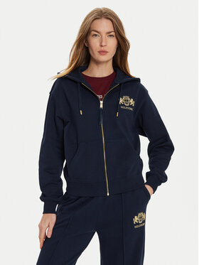 Tommy Hilfiger Tommy Hilfiger Mikina Varsity WW0WW43850 Tmavomodrá Regular Fit