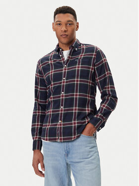 Barbour Barbour Camicia Crossfell MSH4995BL53 Blu scuro Tailored Fit