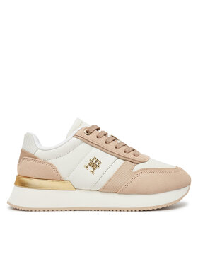 Tommy Hilfiger Tommy Hilfiger Sneakersy Th Fashion Runner FW0FW08475 Béžová
