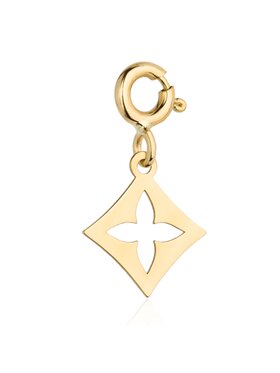 Fugart Fugart Naszyjnik Zawieszka/charms złoty kontur kwiatka FUG6-20-Z00362-2 Złoty
