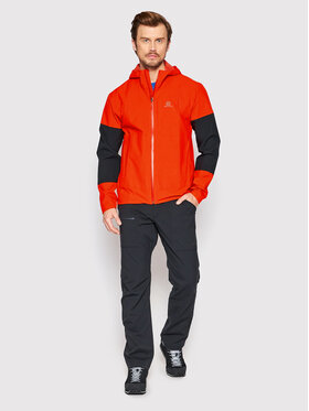 Salomon Pohodna Jakna Outline LC1703500 Rdeča Regular Fit