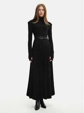 NORMA KAMALI NORMA KAMALI Večerna obleka KK3243PLF87001 Črna Slim Fit