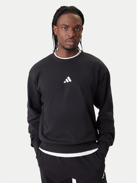 adidas adidas Pulóver Essentials Feel Cozy JE3837 Fekete Regular Fit