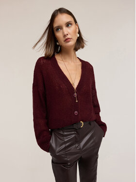 Motivi Motivi Maglione M515W103679N036 Bordeaux Regular Fit