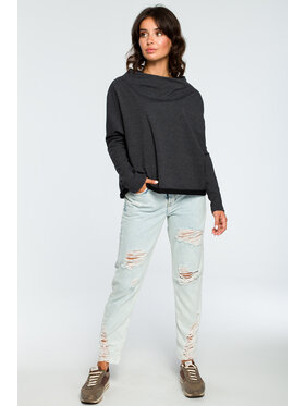 BeWear BeWear Felpa B094 Nero Baggy Fit