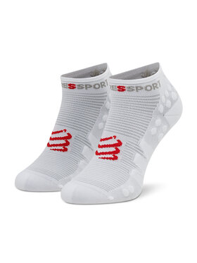 Compressport Compressport Κάλτσες Κοντές Unisex Pro Racing Socks V3.0 Run Low RSLV3-0000 Λευκό