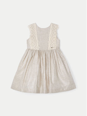 Mayoral Mayoral Літня сукня 3910 Бежевий Regular Fit