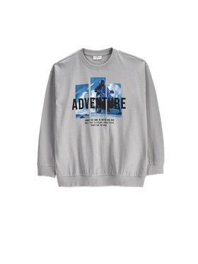 Coccodrillo Coccodrillo Longsleeve ZC6143103WBJ-019 Szary Regular Fit