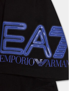 EA7 Emporio Armani Kratke Hlače 3DBS57 BJ05Z 1200 Crna Regular Fit