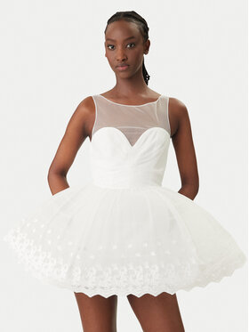 Bardot Bardot Kokteilinė suknelė Hilda Hoop 60223DB Balta Regular Fit