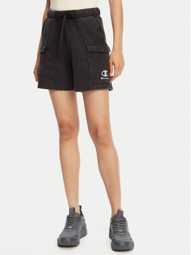 Champion Спортивні шорти 118024 Чорний Standard Fit
