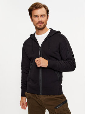 C.P. Company C.P. Company Μπλούζα 15CMSS400A 005086W Μαύρο Regular Fit