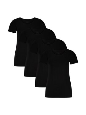 Bamboo Basics Bamboo Basics T-Shirt 21192 Czarny Stretch Fit