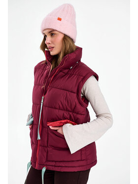 NAOKO NAOKO Kurtka zimowa Vinterra Bordowy Regular Fit