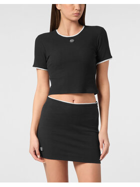 PHILIPP PLEIN PHILIPP PLEIN Tričko 24509 Čierna Regular Fit