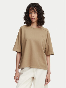 Beverly Hills Polo Club Beverly Hills Polo Club Póló P-SS26W-TS00817 Világosbarna Oversize