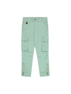Alpha Industries Alpha Industries Spodnie cargo Task Force Pant Zielony Tapered Fit